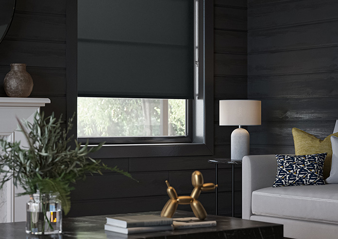 Rimini, Black - Twist&Fit Roller Blind - Image 5